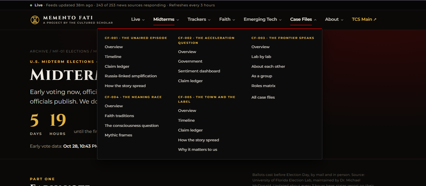 drop down menu